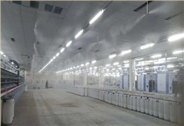 山東如意科技集團紡織廠加濕案例—高壓微霧加濕系統