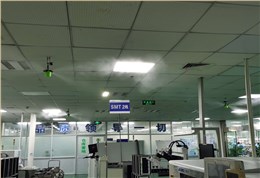 電子廠加濕除靜電案例—靖邦科技SMT車間